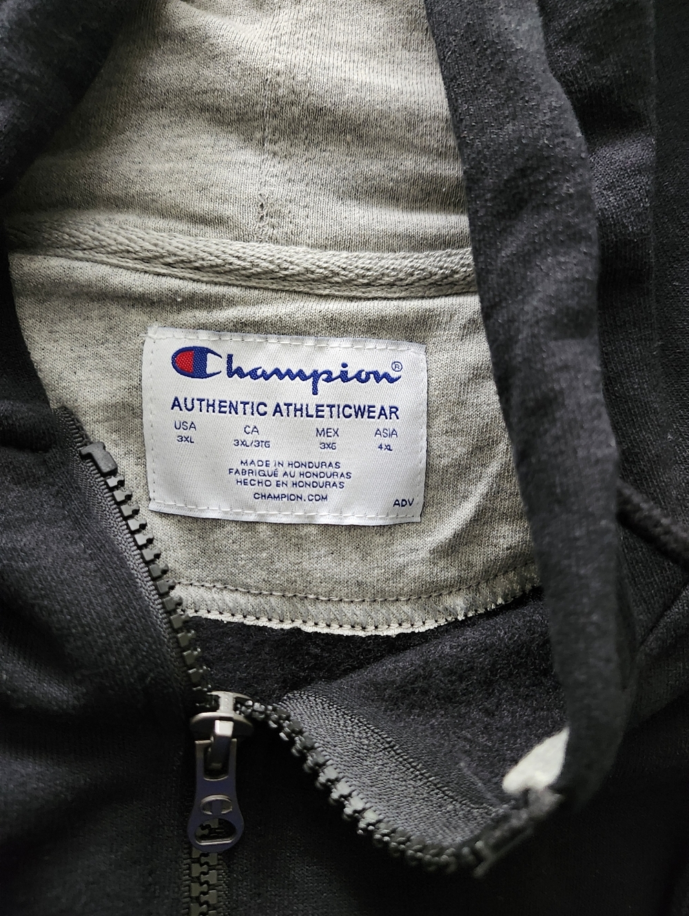 NWT Champion Hoodie In Black Size 3XL - Picture 5 of 6